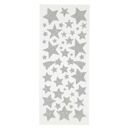 Stickers Silverstjärnor 2 ark i gruppen Kids / Barnpyssel och kreativitet / Stickers hos Pen Store (130587)
