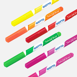 Turbo Soft Penselpenna Fluo 6-set (5 år+) i gruppen Kids / Barnpennor / Tuschpennor för barn hos Pen Store (130608)