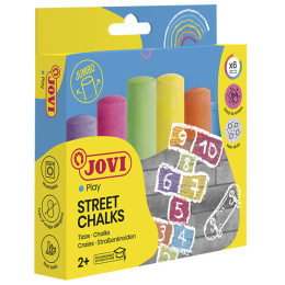 Gatukritor Jumbo 6-pack i gruppen Kids / Högtider / säsong för barn / Utomhuslek / Gatukritor hos Pen Store (130625)