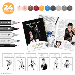 Art Kit 24-set Harry Potter i gruppen Pennor / Konstnärspennor / Illustrationsmarkers hos Pen Store (130635)