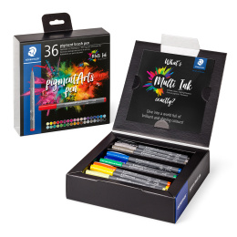 Pigment Arts Brush Pen 36-set i gruppen Pennor / Konstnärspennor / Penselpennor hos Pen Store (130649)