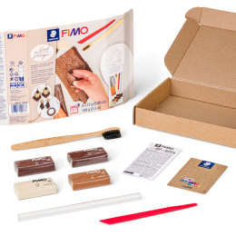 FIMO Soft kit Wood Effect i gruppen Skapande & Hobby / Skapa / Modellera hos Pen Store (130655)