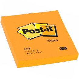Post-it 76x76 Neon-orange i gruppen Papper & Block / Skriva och anteckna / Post-it och notisblock hos Pen Store (130679)