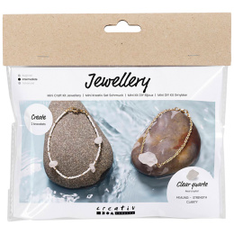 Mini DIY-kit Smycken Bergkristall i gruppen Kids / Barnpyssel och kreativitet / Smycken och pärlor / DIY-kit hos Pen Store (130692)