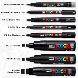 Black 8-set i gruppen Pennor / Konstnärspennor / Akrylmarkers hos Pen Store (130695)