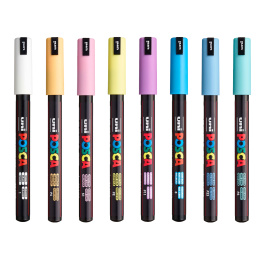 PC-1MR Soft Colours 8-set i gruppen Pennor / Konstnärspennor / Akrylmarkers hos Pen Store (130696)