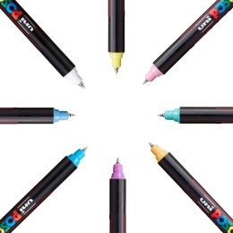 PC-1MR Soft Colours 8-set i gruppen Pennor / Konstnärspennor / Akrylmarkers hos Pen Store (130696)