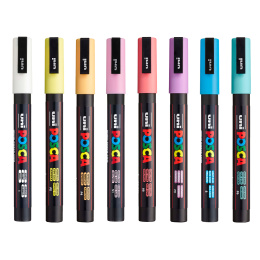 PC-3M Soft Colours 8-set i gruppen Pennor / Konstnärspennor / Akrylmarkers hos Pen Store (130698)