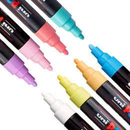 PC-5M Soft Colours 8-set i gruppen Pennor / Konstnärspennor / Akrylmarkers hos Pen Store (130699)