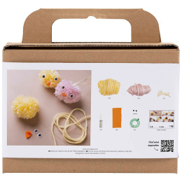 Mini DIY-kit Pompom-kycklingar i gruppen Skapande & Hobby / Högtider och säsong / Påskpyssel hos Pen Store (130809)