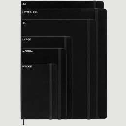 Kalender 18M WeekNote Soft Cover XL Black i gruppen Papper & Block / Kalendrar och almanackor / 18-månaderskalendrar hos Pen Store (130881)