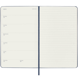 Kalender 18M WeekNote Hard Cover Pocket Sapphire Blue i gruppen Papper & Block / Kalendrar och almanackor / 18-månaderskalendrar hos Pen Store (130889)