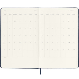 Kalender 18M WeekNote Hard Cover Pocket Sapphire Blue i gruppen Papper & Block / Kalendrar och almanackor / 18-månaderskalendrar hos Pen Store (130889)