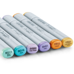 Sketch 6-pack Pale Pastels i gruppen Pennor / Konstnärspennor / Illustrationsmarkers hos Pen Store (130898)