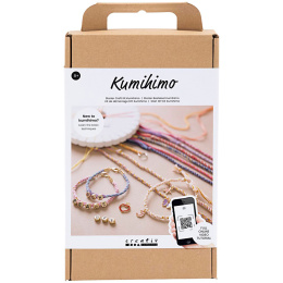 Kumihimo DIY-kit Vänskapsarmband i gruppen Skapande & Hobby / Skapa / Smyckestillverkning hos Pen Store (131106)