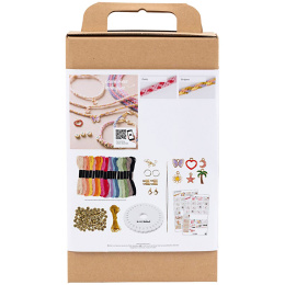 Kumihimo DIY-kit Vänskapsarmband i gruppen Skapande & Hobby / Skapa / Smyckestillverkning hos Pen Store (131106)