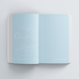 Blueprint Notebook: Architectural Masterpieces i gruppen Papper & Block / Skriva och anteckna / Anteckningsböcker hos Pen Store (131111)