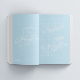 Blueprint Notebook: Technical Innovations i gruppen Papper & Block / Skriva och anteckna / Anteckningsböcker hos Pen Store (131112)