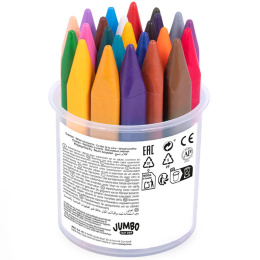 Vaxkritor Jumbo Easy Grip 24-pack (2 år+) i gruppen Kids / Barnpennor / Barnkritor hos Pen Store (131118)