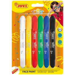 Ansiktsfärg Skruvkritor 6-set (3 år+) i gruppen Kids / Måla och skapa / Ansiktsfärg hos Pen Store (131272)