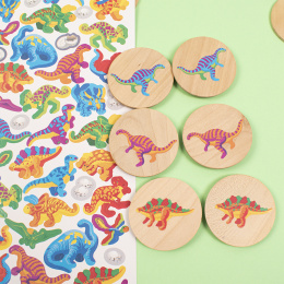 Stickers dinosaurier 2 ark i gruppen Kids / Barnpyssel och kreativitet / Stickers hos Pen Store (131321)
