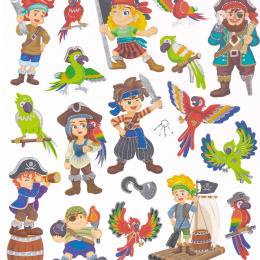 Stickers Pirater 2 Ark i gruppen Kids / Barnpyssel och kreativitet / Stickers hos Pen Store (131546)