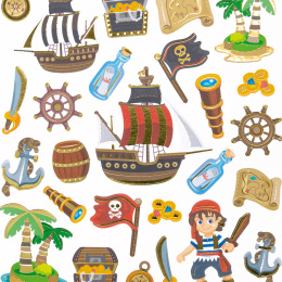 Stickers Pirater 2 Ark i gruppen Kids / Barnpyssel och kreativitet / Stickers hos Pen Store (131546)