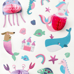 Stickers honeycomb ball Havet 1 Ark i gruppen Kids / Barnpyssel och kreativitet / Stickers hos Pen Store (131557)