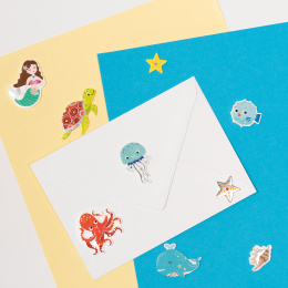 Soft sticker Havet 2 Ark i gruppen Kids / Barnpyssel och kreativitet / Stickers hos Pen Store (131559)