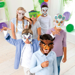 Barnmasker Spooky 6-pack i gruppen Kids / Barnpyssel och kreativitet / Barnkalas hos Pen Store (131575)