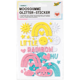 Skumstickers Rainbow 2 Ark i gruppen Kids / Barnpyssel och kreativitet / Stickers hos Pen Store (131584)