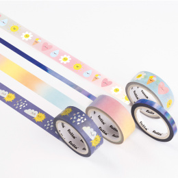 Washi-tejp Sunnyside 4-pack i gruppen Skapande & Hobby / Hobbytillbehör / Washi-tejp hos Pen Store (131592)