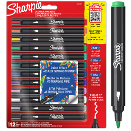 Creative Marker Bullet Tip 12-pack i gruppen Pennor / Konstnärspennor / Akrylmarkers hos Pen Store (131698)