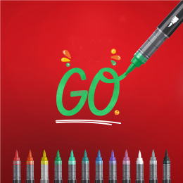 Creative Marker Brush Tip 5-pack i gruppen Pennor / Konstnärspennor / Akrylmarkers hos Pen Store (131699)