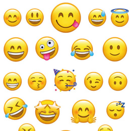 Stickers Emojis 3 ark i gruppen Kids / Barnpyssel och kreativitet / Stickers hos Pen Store (131879)