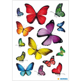 Stickers Fjärilar 3 ark i gruppen Kids / Barnpyssel och kreativitet / Stickers hos Pen Store (131880)