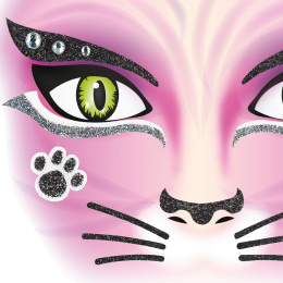 Face Art Ansiktsstickers Katt i gruppen Kids / Barnpyssel och kreativitet / Stickers hos Pen Store (131902)