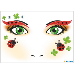 Face Art Ansiktsstickers Nyckelpiga i gruppen Kids / Barnpyssel och kreativitet / Stickers hos Pen Store (131903)