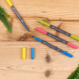 Penselpenna Akvarell Twin-tip 18-set i gruppen Pennor / Konstnärspennor / Penselpennor hos Pen Store (131925)