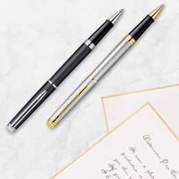 Hémisphère Steel/Gold Rollerball i gruppen Pennor / Fine Writing / Presentpennor hos Pen Store (132003)