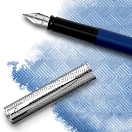 Allure Deluxe Metal & Blue Reservoar Fine i gruppen Pennor / Fine Writing / Reservoarpennor hos Pen Store (132013)