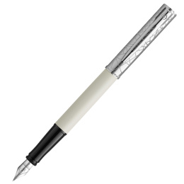 Allure Deluxe Metal & White Reservoar Fine i gruppen Pennor / Fine Writing / Reservoarpennor hos Pen Store (132015)