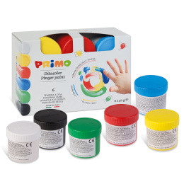 Fingerfärg 50g 6-set i gruppen Kids / Måla och skapa / Fingerfärg hos Pen Store (132080)