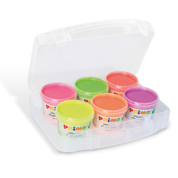 Fingerfärg Fluo-set 6x100g i gruppen Kids / Måla och skapa / Fingerfärg hos Pen Store (132083)