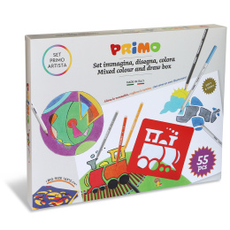 Målarlåda Mixed colour & draw 55-set i gruppen Kids / Barnpyssel och kreativitet / Pyssellådor hos Pen Store (132107)