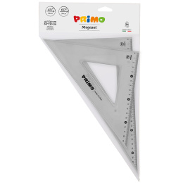 Set Vinkellinjaler 45°/30cm + 60°/30cm i gruppen Skapande & Hobby / Hobbytillbehör / Linjaler / Plastlinjal hos Pen Store (132120)
