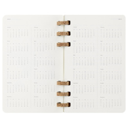 Spiral Planner 12M Soft Cover Large Black i gruppen Papper & Block / Kalendrar och almanackor / 12-månaderskalendrar hos Pen Store (132587)