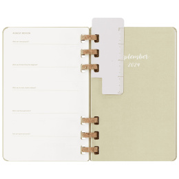 Spiral Planner 12M Hard Cover Large Kiwi Green i gruppen Papper & Block / Kalendrar och almanackor / 12-månaderskalendrar hos Pen Store (132588)