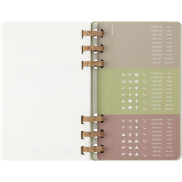 Spiral Planner 12M Hard Cover Large Kiwi Green i gruppen Papper & Block / Kalendrar och almanackor / 12-månaderskalendrar hos Pen Store (132588)