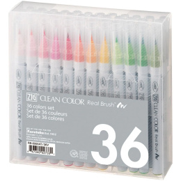 Clean Color Real Brush 36-set i gruppen Pennor / Konstnärspennor / Penselpennor hos Pen Store (132605)